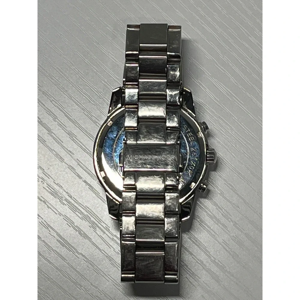 Michael Kors‎ MK-5725 Mercer Chronograph Silver Stainless Steel Watch 42mm